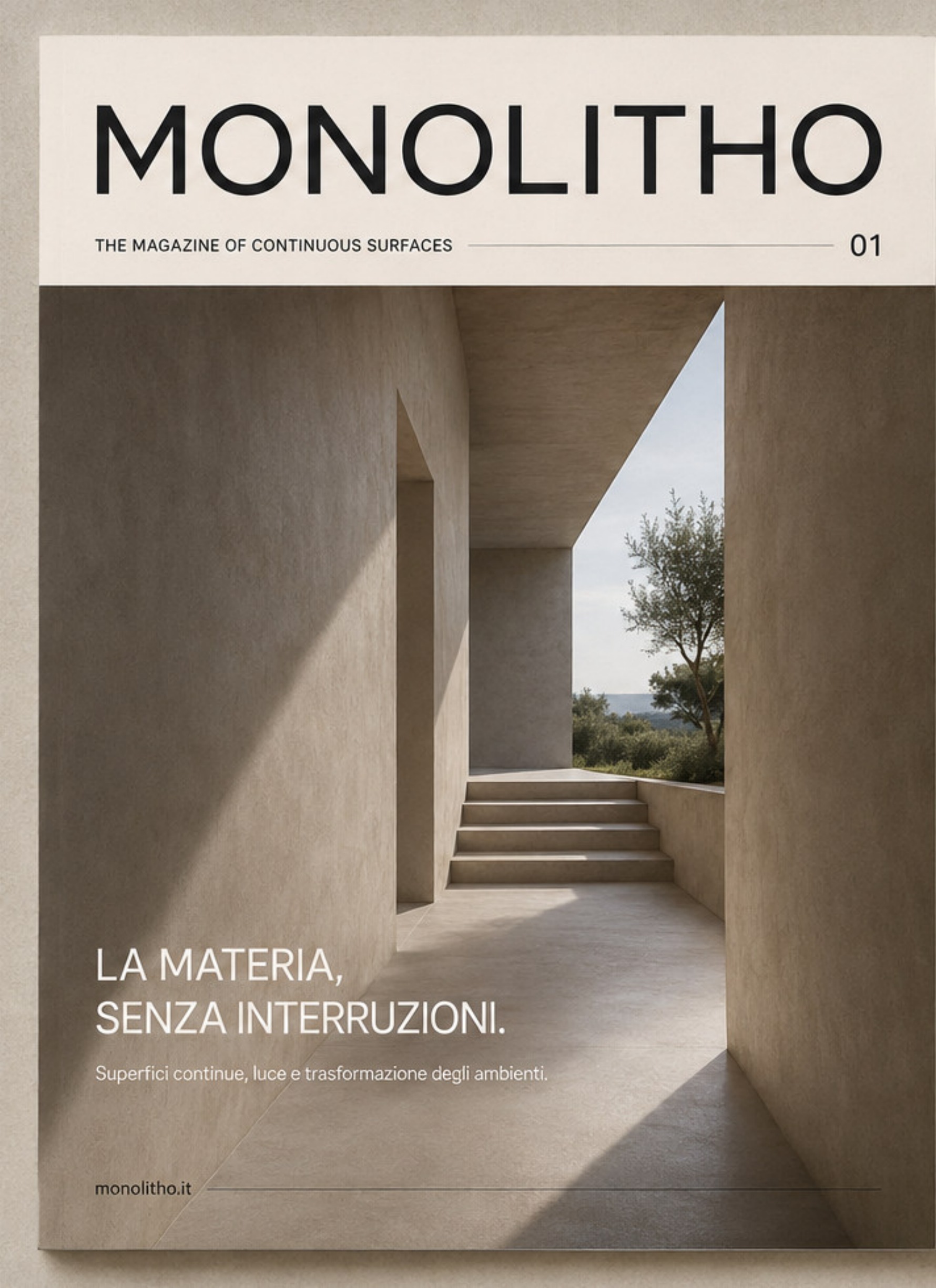 Copertina di MONOLITHO Magazine
